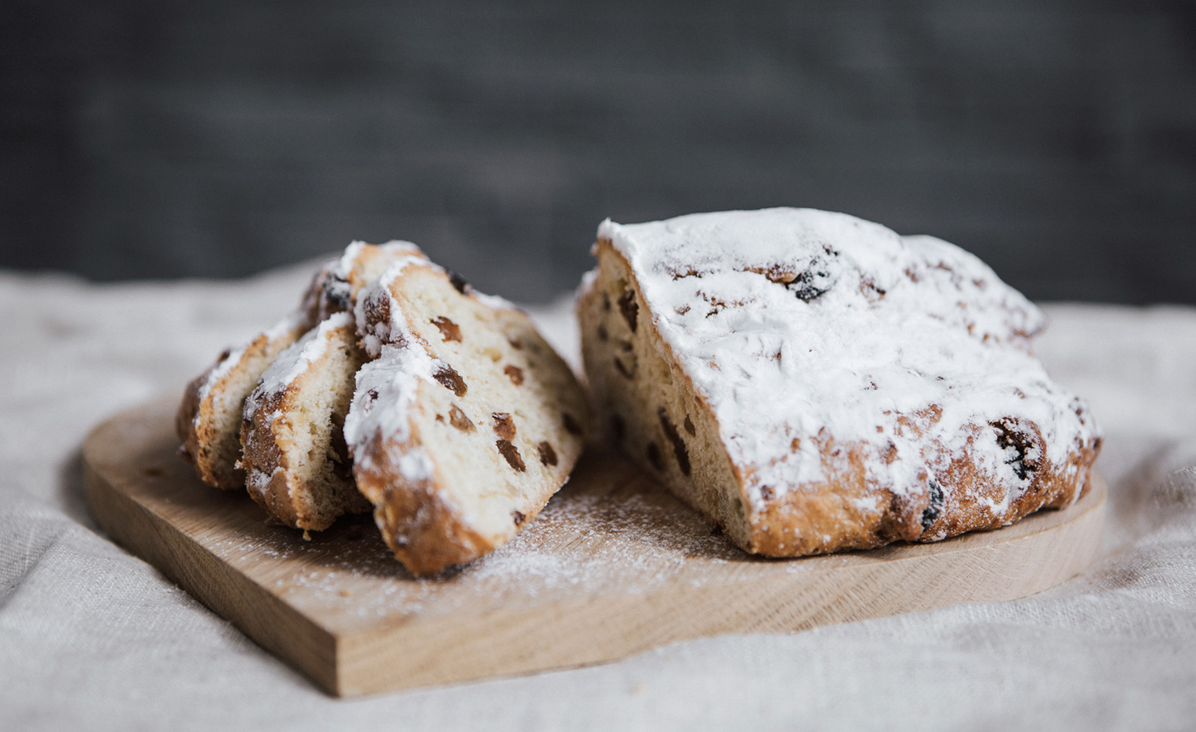 Traditioneller Christstollen